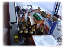 Waste from a holiday